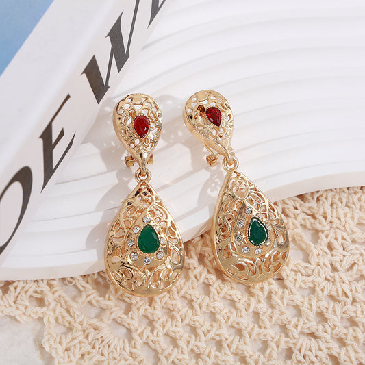 AF9037 Arete Filigrana Dorado 18K