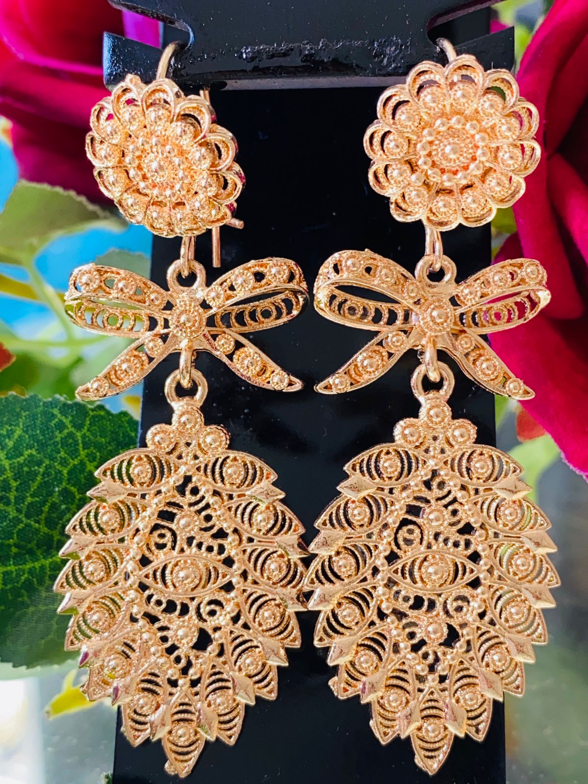 AF9082 Arete Filigrana Dorado