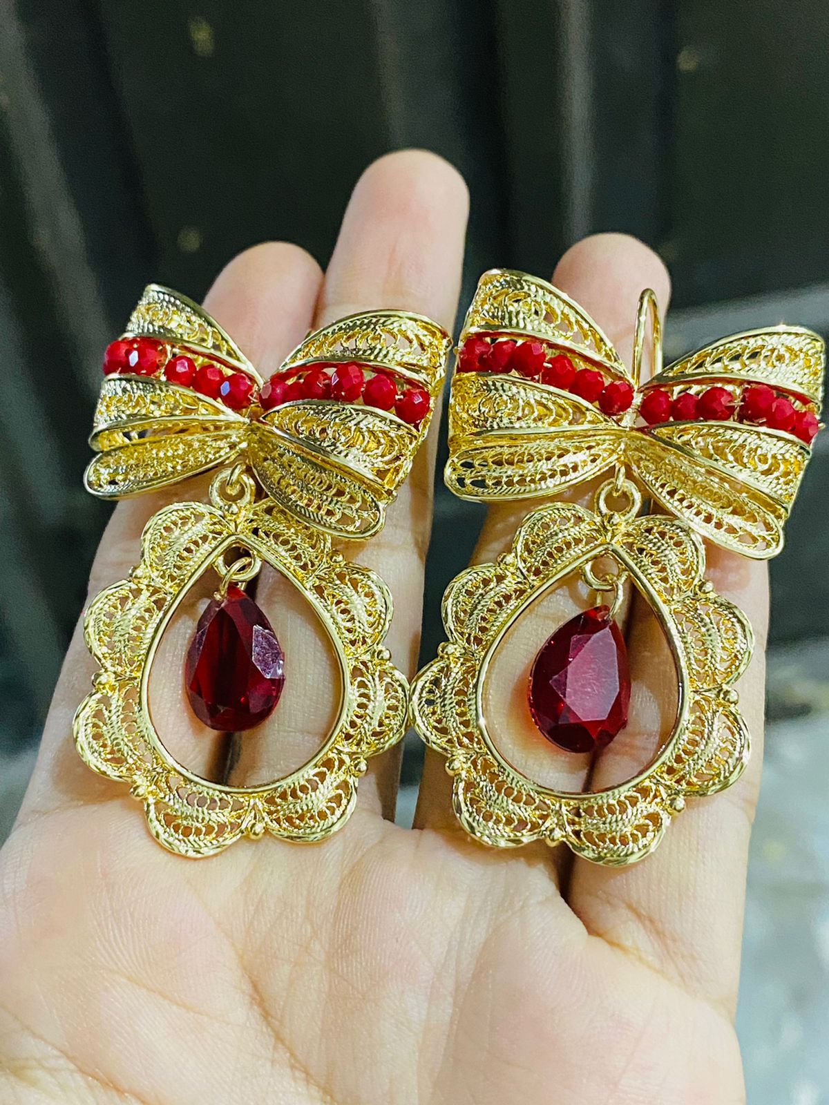 JF7069 juego filigrana laminado dorado Cadena 140 cm