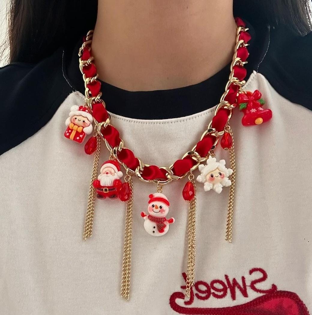 AN1727 Collar de Laminado y Chapa de Oro Navideño